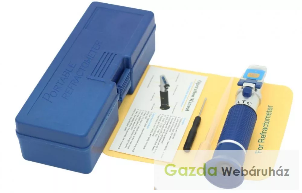 Refractometru Brix pentru amestecuri de înghețată, 0–80 %