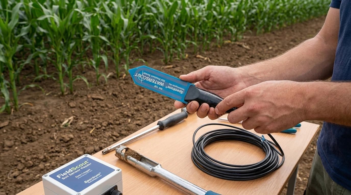WaterScout SM100 senzor capacitiv de sol, cablu de 6,1 m