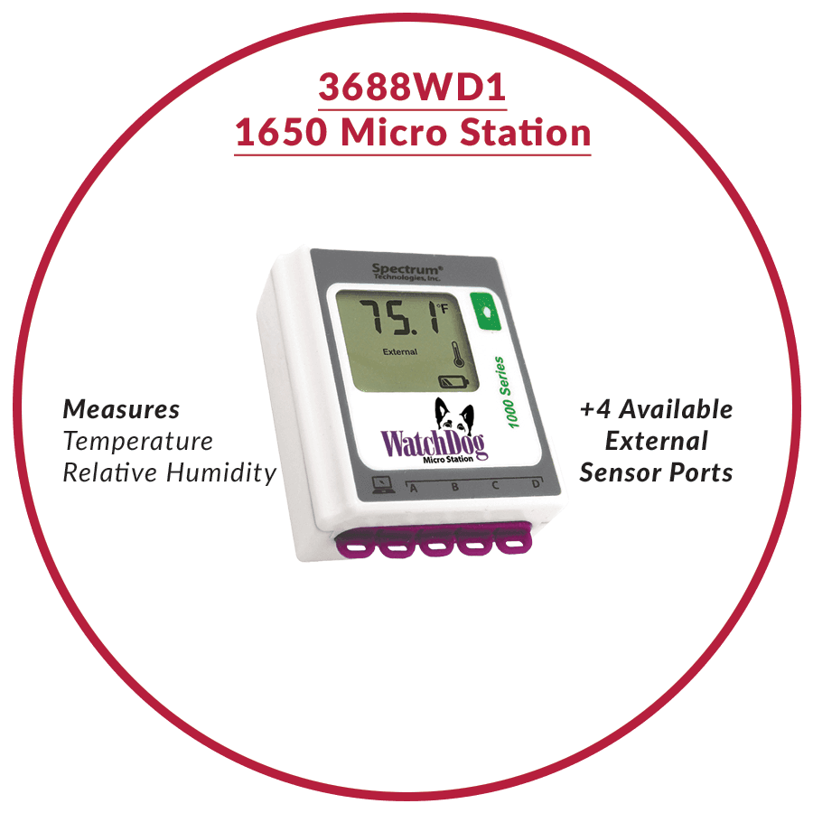 1000 Series - WatchDog 1650 Micro Temp/RH Station (+ 4 External Ports) – 1. termékfotó